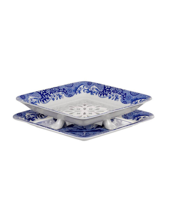 Spode Blue Italian 2li Meyve Tabağı