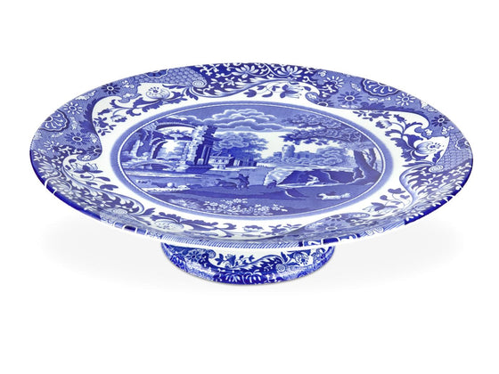 Spode - Blue İtalian - Ayaklı Kek Servisi 27cm