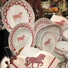  HORSE LUCK COLLECTION-RED 12'Lİ TABAK SETİ (82 PARÇA)