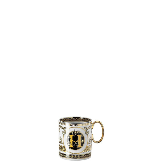 VERSACE VIRTUS ALPHABET H MUG